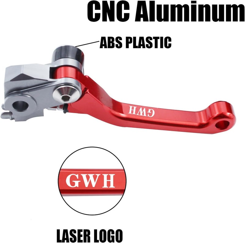Adsspro Motorcycle Billet Foldable Brake Clutch Lever Handle CNC Aluminum Pivot for CRF250R 2007-2021 CRF450R 2007-2020 CRF450RX 2017-2020 CRF250RX 2019-2023 Dirt Pit Bike Motocross Motorbike - Image 3